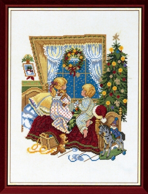 click here to view larger image of Children at Bedside (counted cross stitch kit)