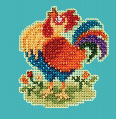click here to view larger image of Papa Rooster (2024) (counted cross stitch kit)