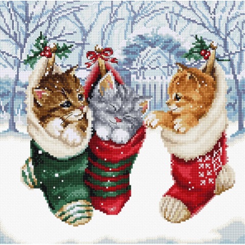 Snowy Kitties