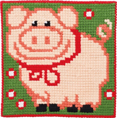 click here to view larger image of Pig (needlepoint kit)
