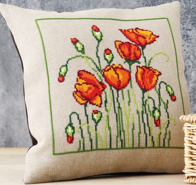 Wild Poppies Cushion