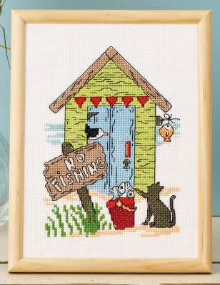 click here to view larger image of No Fishing (counted cross stitch kit)