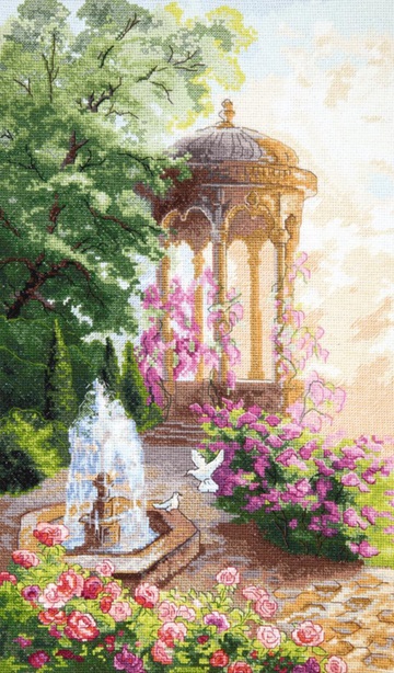 click here to view larger image of Magical Morning (counted cross stitch kit)