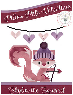 Skylar the Squirrel - Pillow Pals Valentine's