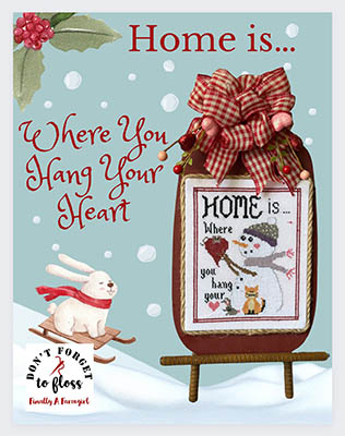 click here to view larger image of Home Is Where You Hang Your Heart (chart)