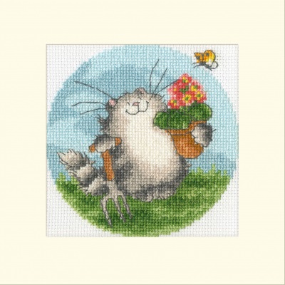 click here to view larger image of Card - Seeds of Love (counted cross stitch kit)
