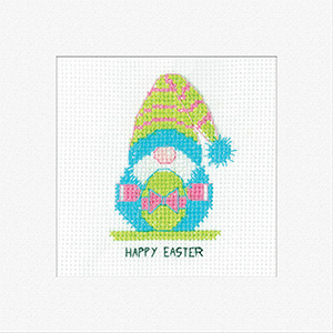 click here to view larger image of Gonk Easter Egg with Bow (counted cross stitch kit)