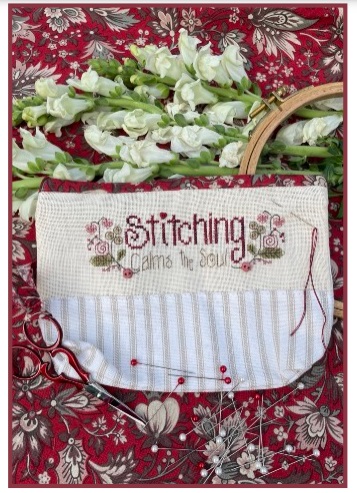 Stitching Calms the Soul Bag