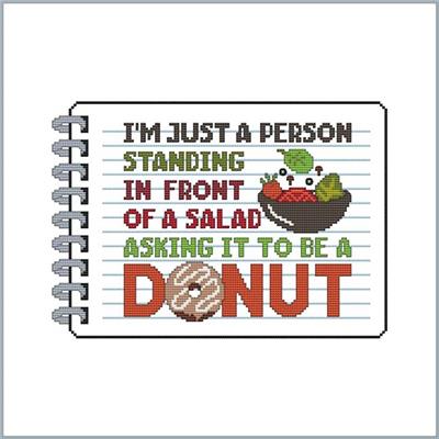 Sassy Threads Series II - I'm Just a Person Standing in Front of a Salad....