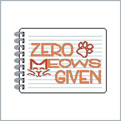 Sassy Threads Series II - Zero Meows Given