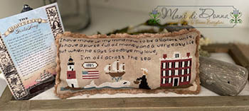 click here to view larger image of Memories from Nantucket Pillow (chart)