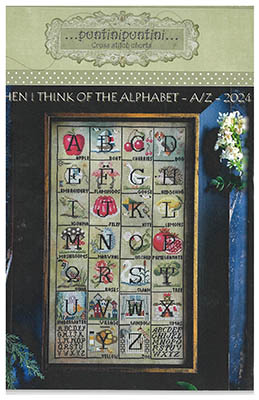 click here to view larger image of When I Think of the Alphabet - Complete 2024 (chart)