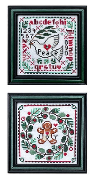 click here to view larger image of A Pair of Squares - Peace & Joy  (chart)