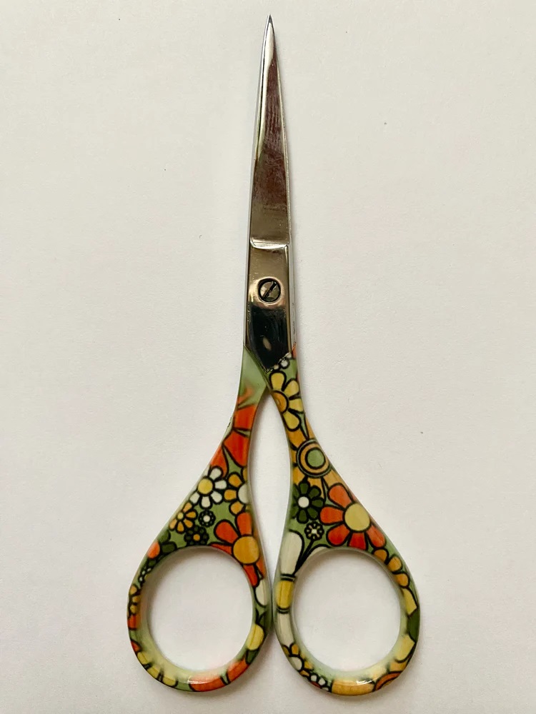 Scissors - Retro Flower