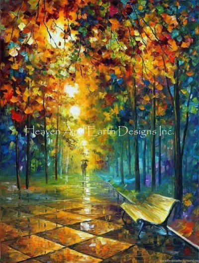 click here to view larger image of Misty Park - Leonid Afremov (chart)