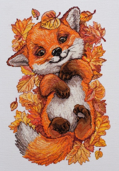 click here to view larger image of First Autumn (counted cross stitch kit)