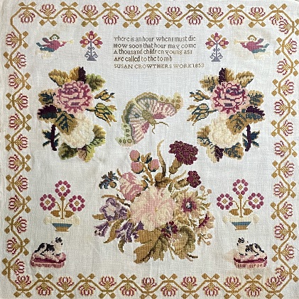 click here to view larger image of Susan Crowthers 1853 Sampler (chart (special))