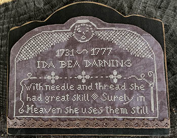 click here to view larger image of May Thy Needles Rest In Peace 3 Ida Bea Darning (chart)