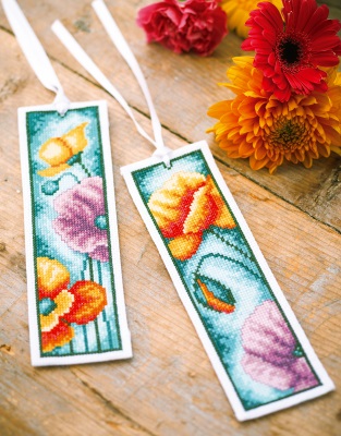 Poppies - 2 Bookmarks