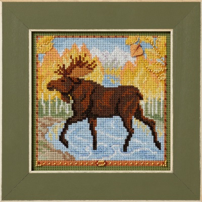 click here to view larger image of Autumn Moose (2024) (button-bead kit)