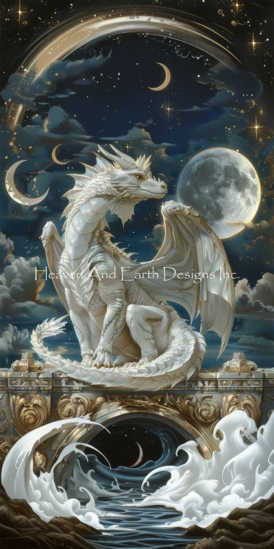 Silver Moon Dragon - Dragon Muse