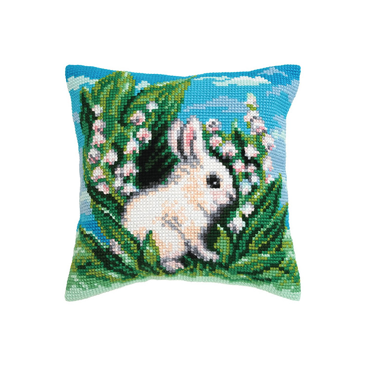White Rabbit Cushion