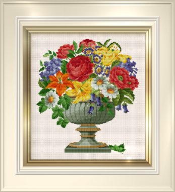 click here to view larger image of Potpourri of Flowers (chart)