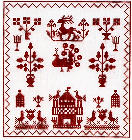 click here to view larger image of Sampler - 1767 (counted cross stitch kit)