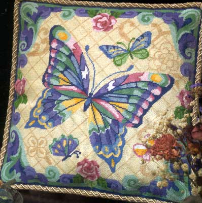 click here to view larger image of Fantasy Butterfly (needlepoint kits)