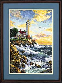 click here to view larger image of Rocky Point (counted cross stitch kit)