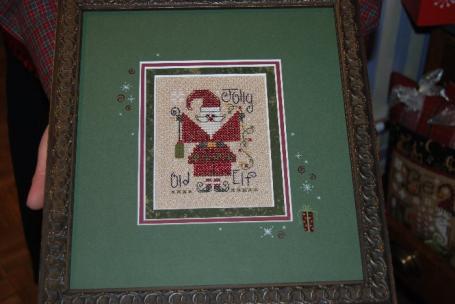 click here to view larger image of Jolly Old Elf (counted cross stitch kit)