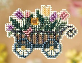 click here to view larger image of Garden Cart (2008) (counted cross stitch kit)