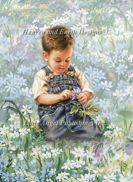 click here to view larger image of Boy With Daisies (chart)