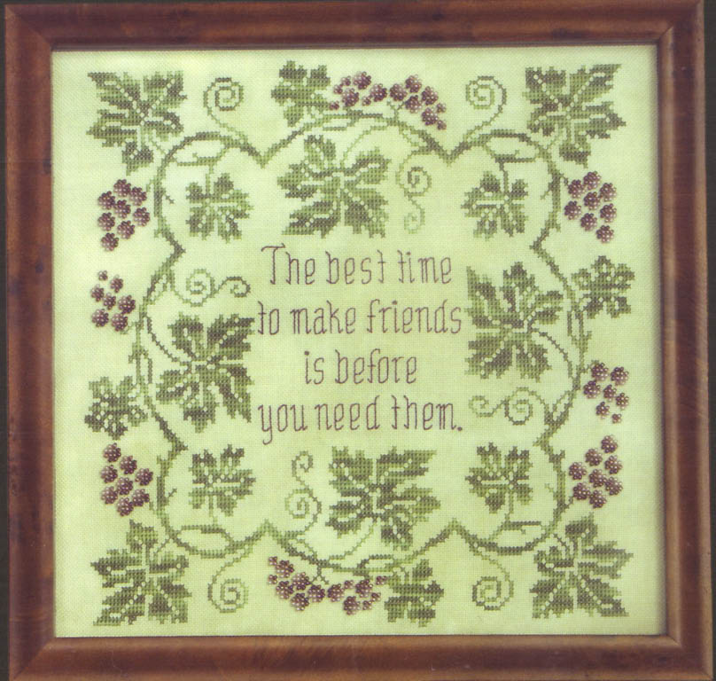 click here to view larger image of Words of Wisdom - About Friends (chart)