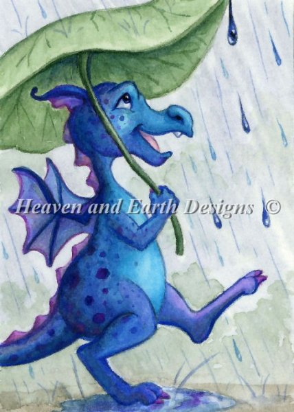 click here to view larger image of Rain Dragon - Quick Stitch (chart)