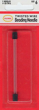 Beading Needle (Twisted Wire) - size 6 - Colonial