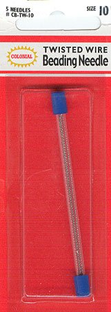 Beading Needle (Twisted Wire) - size 10 - Colonial