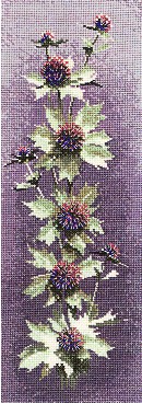 click here to view larger image of Sea Holly - Flower Panels (chart only) (chart)