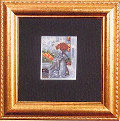 click here to view larger image of Woman With Umbrella (counted cross stitch kit)