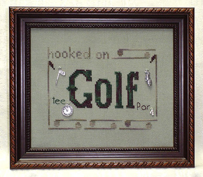 Hooked on Golf (with charms)