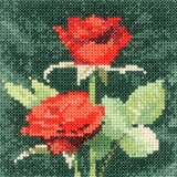 click here to view larger image of Mini Red Roses (chart)