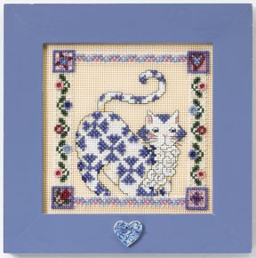 Sapphire - Quilted Cats by Jim Shore (2008)