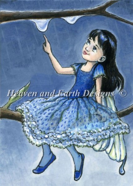 click here to view larger image of Rain Drop Fairy - Quick Stitch (chart)