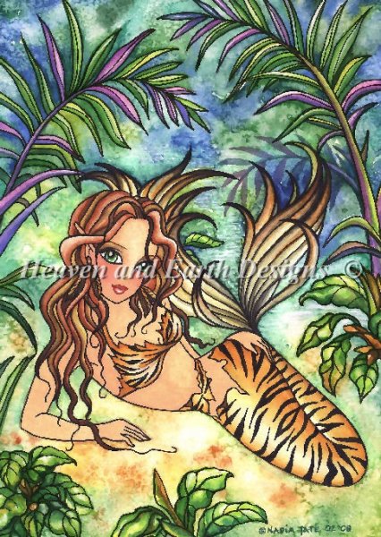 Tiger Mermaid - Quick Stitch