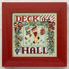 click here to view larger image of Deck The Hall (counted cross stitch kit)