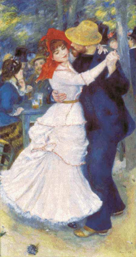 Dance at Bougival  - Pierre Auguste Renoir