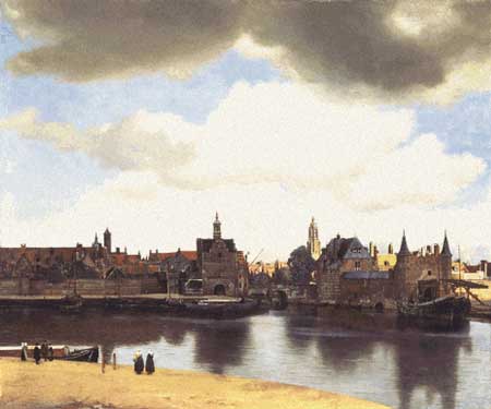View of Delft  - Johannes Vermeer
