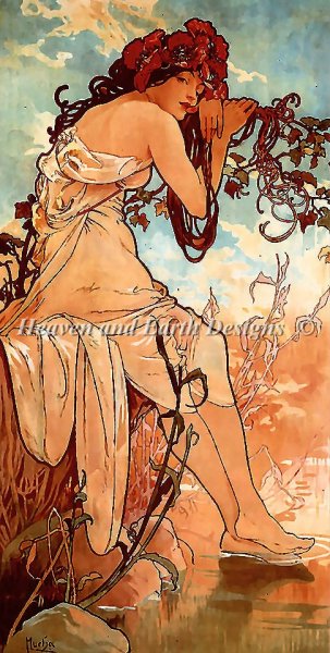 click here to view larger image of Summer - Mucha (chart)
