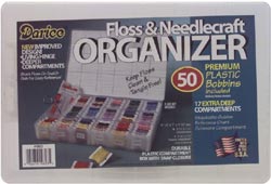 Deep Organizer Box with 50 Plastic Bobbins