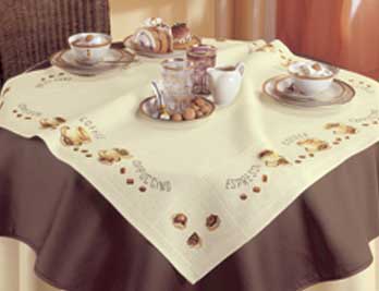 Coffee Tablecloth - Vervaco